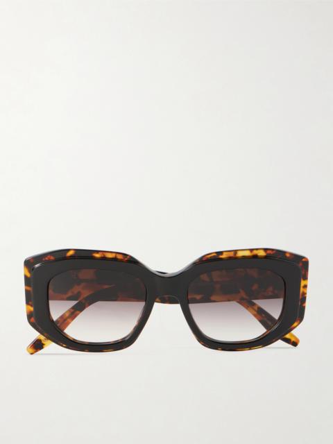 BARTON PERREIRA Crescendo Square-frame Tortoiseshell Acetate Sunglasses