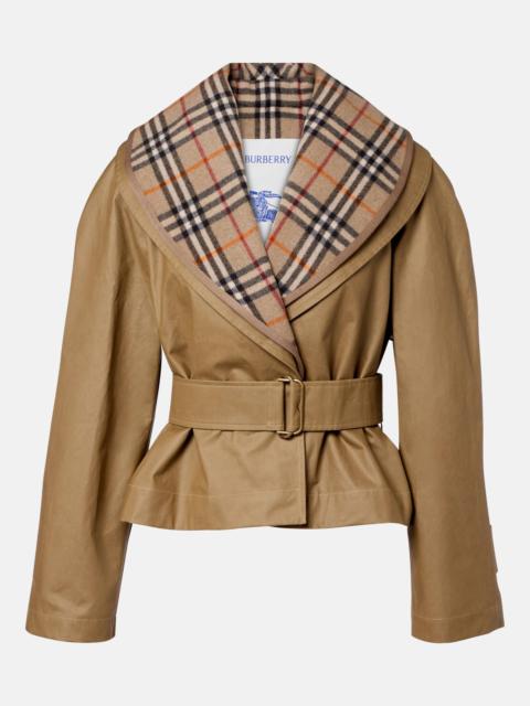 Burberry Burberry Check cotton jacket