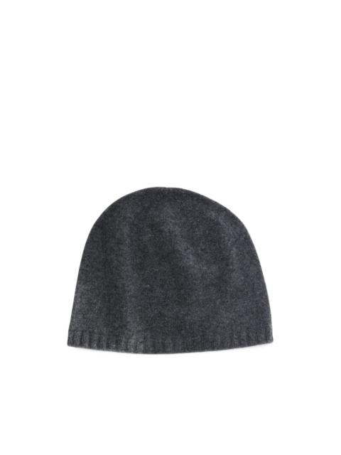Ziggy Chen Slouchy ribbed-trim beanie hat