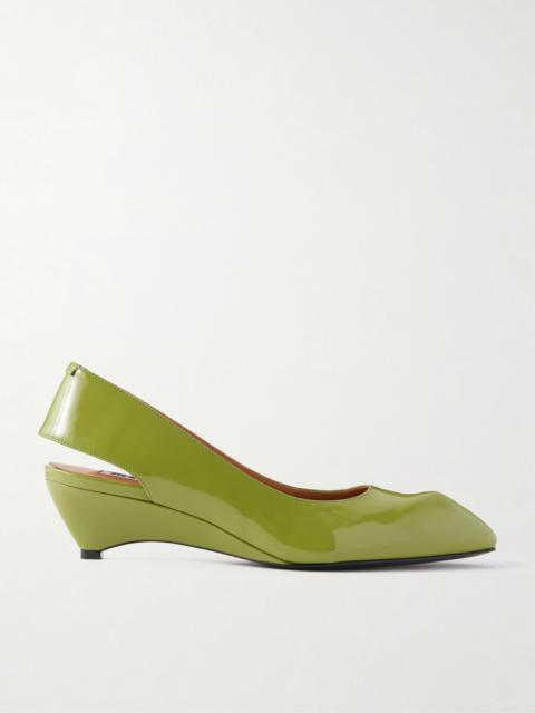Jil Sander Slingback Leather Pumps