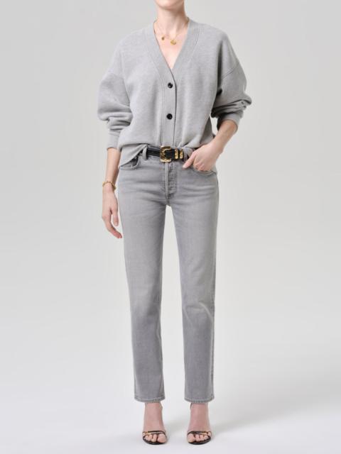 Citizens of Humanity Fleece Cardigan In Heather Grey