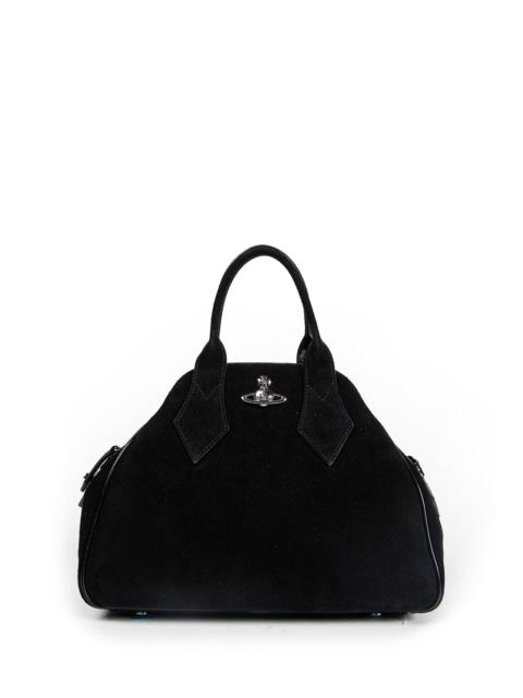 Vivienne Westwood Yasmine Medium Suede Top Handle Bag