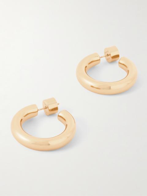 JENNIFER FISHER Natasha Huggies Gold-plated Hoop Earrings