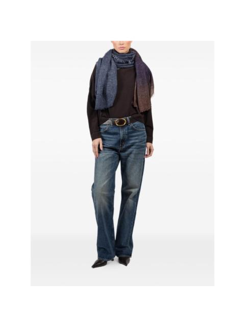 Faliero Sarti Pablys frayed scarf