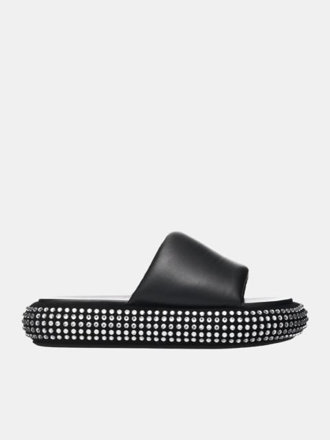 JW Anderson Crystal Bumper Platform Sandals