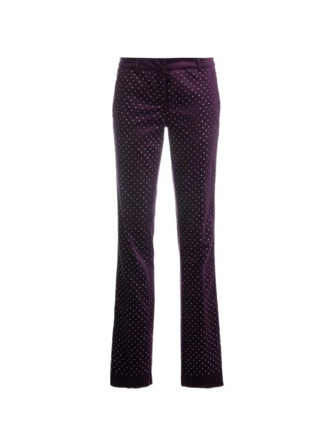 PHILIPP PLEIN Office crystal-embellished trousers
