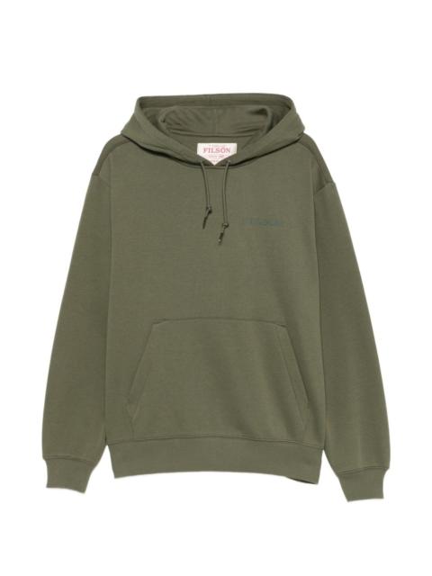 FILSON Scenic logo-print pouch-pocket hoodie
