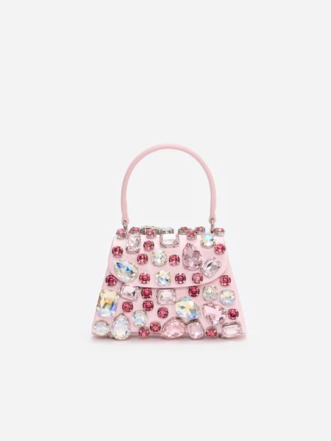 self-portrait Pink Multi Crystal Mini Bag