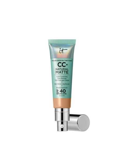 IT Cosmetics CC+ Cream Natural Matte Foundation with SPF 40