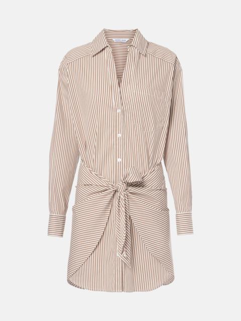 Roanoke cotton-blend shirt dress