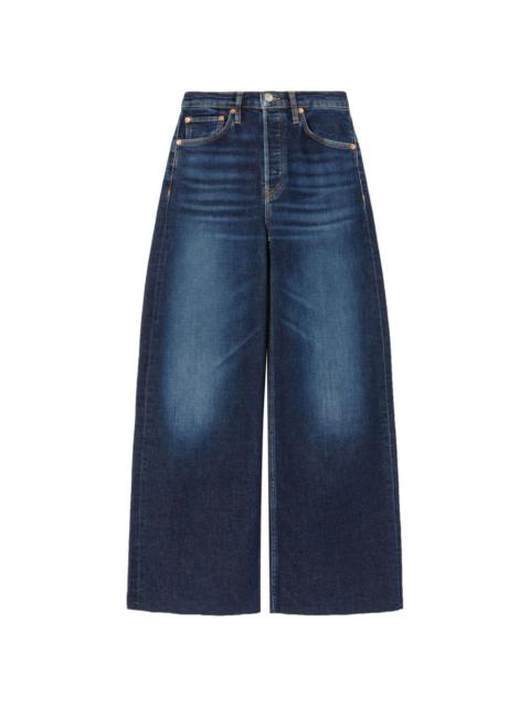 RE/DONE high-rise wide-leg jeans