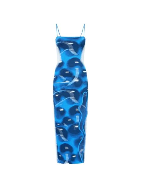 PH5 spaghetti-strap split midi dress