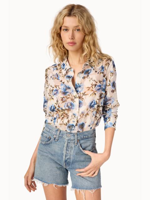 CAMI NYC CROSBY BURNOUT CHIFFON BLOUSE DAYDREAM