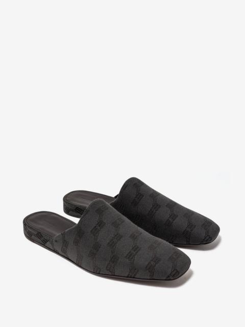 Grey Cosy Mule BB Monogram Sandals