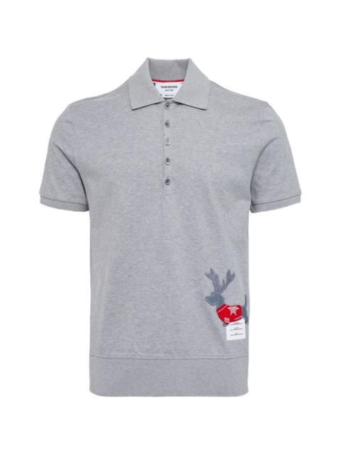 Thom Browne short-sleeve polo shirt