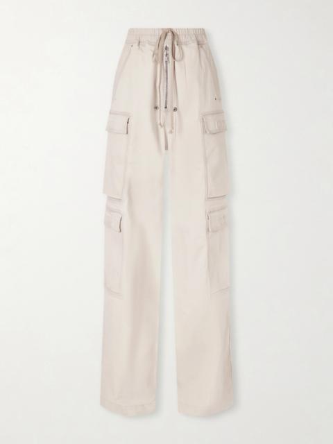 Rick Owens Jumbo Belas Cotton-blend Wide-leg Cargo Pants