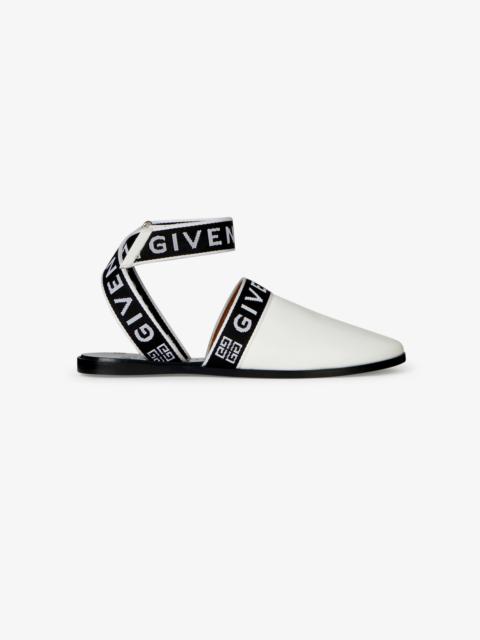 Givenchy 4G GIVENCHY sling back mules in leather