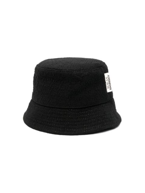 RUSLAN BAGINSKIY tweed bucket hat