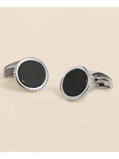 Brooks Brothers Agate Round Cufflinks