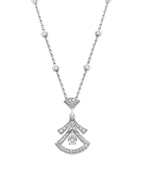 BVLGARI Women's Divas' Dream 18K White Gold & Diamond Pendant Necklace - White Gold