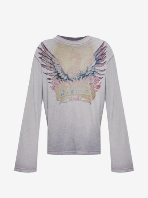 Diesel T-Hilary-LS T-shirt