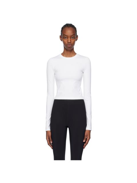 WARDROBE.NYC White Opaque Long Sleeve T-Shirt