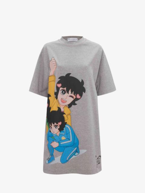 JW Anderson RUN HANY PRINT T-SHIRT DRESS