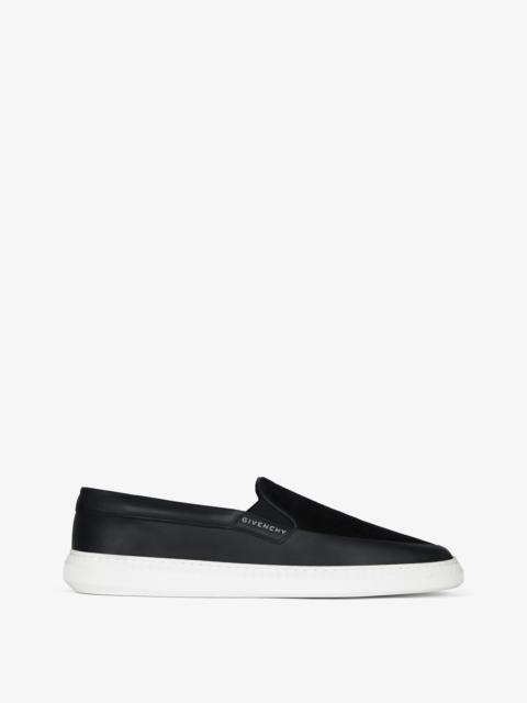 Givenchy G SET SNEAKERS IN LEATHER AND PERFORATED SUEDE