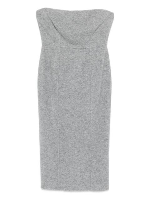 Max Mara strapless midi dress