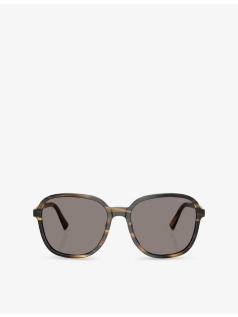 Miu Miu MU B01S Square-Frame Acetate Sunglasses
