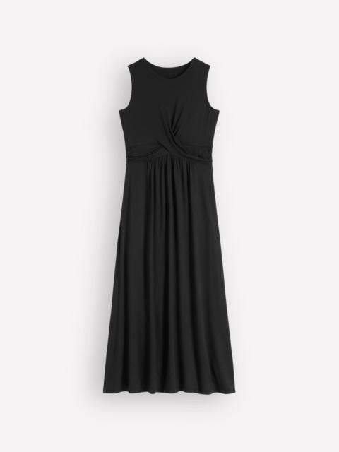 BODEN Zara Cross Waist Jersey Dress-Black