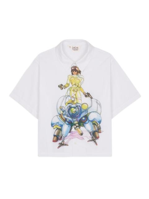 BRAIN DEAD Brain Dead x Ghost In The Shell Fuchikoma Button Up - White