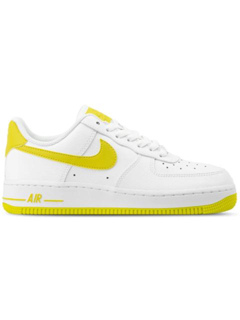 Nike Nike Air Force Low Patent White Bright Citron (Women's