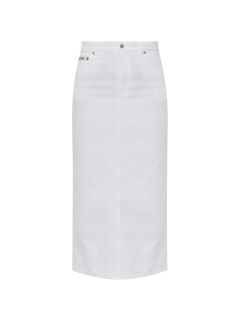Moschino denim midi skirt
