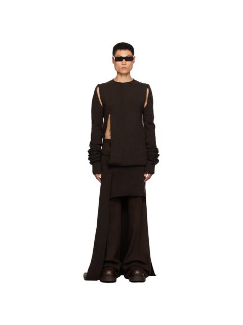 Rick Owens Brown Banana Sweater