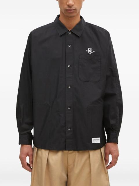NEIGHBORHOOD logo pocket shirt