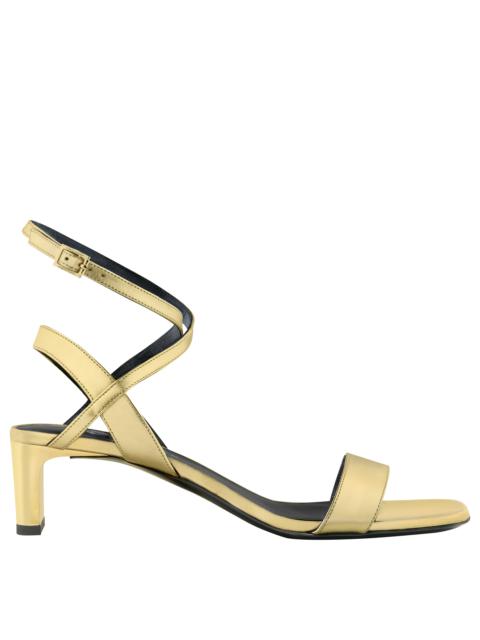 Longchamp Spring/Summer 2023 Collection High heel sandals Pale gold - Leather