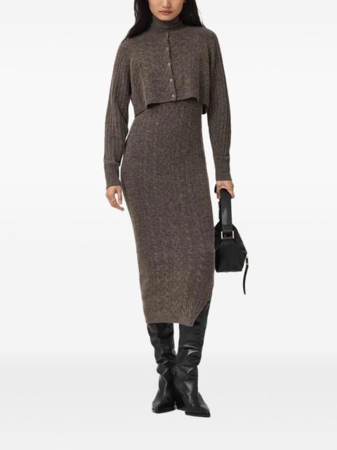 ALLSAINTS Sabine roll-neck cardigan dress set