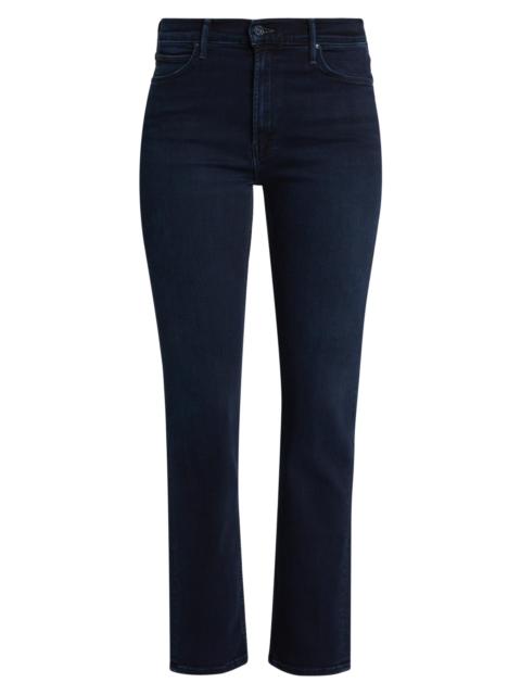 MOTHER Women's The Mid-Rise Dazzler Ankle Jeans - Chiponmyshoulder