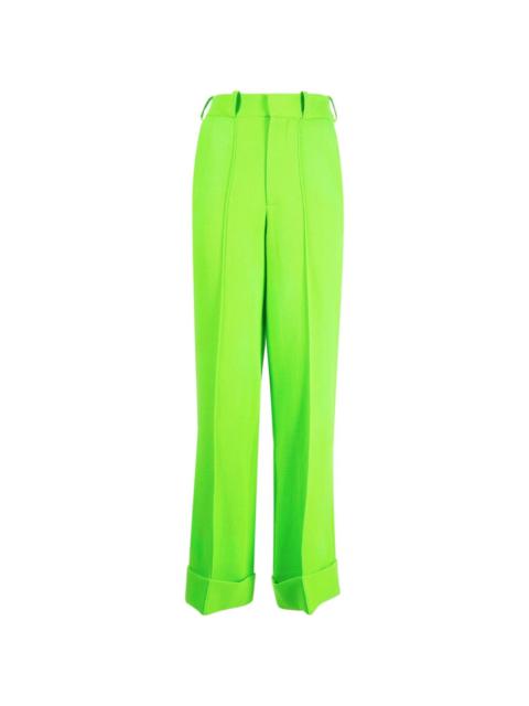 Christopher Kane wide-leg turn-up trousers