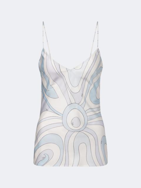PUCCI Iride silk twill top