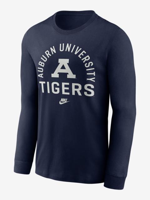 Nike Auburn Legacy Arched Logo Men's Nike College Long-Sleeve T-Shirt