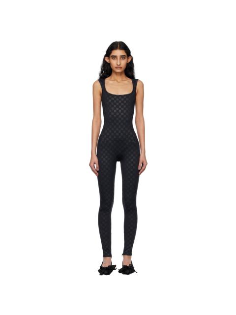 MISBHV Black Monogram Jumpsuit