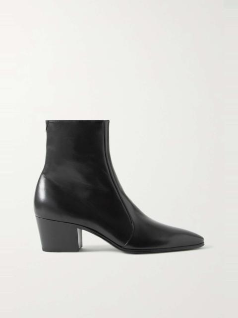 SAINT LAURENT Vassily leather ankle boots