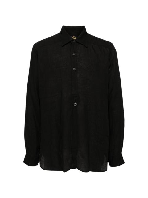 long-sleeve linen shirt