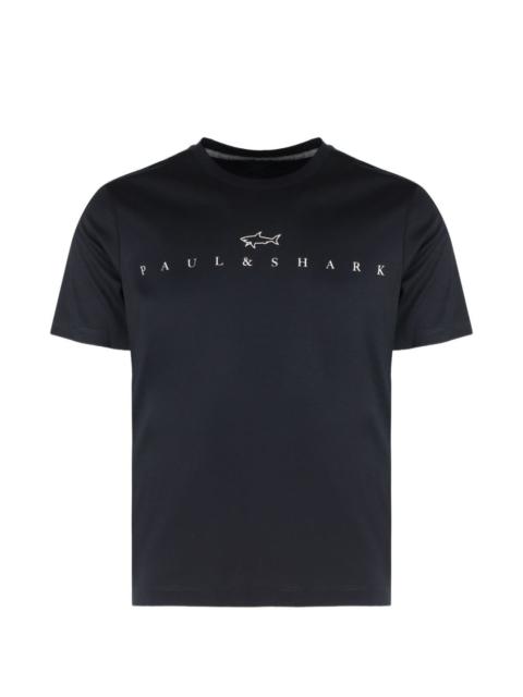 Paul & Shark logo-print T-shirt