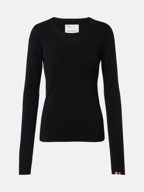 extreme cashmere N°392 Eel cotton and cashmere top