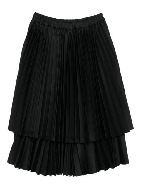 Comme des Garçons Comme des Garçons pleated midi skirt