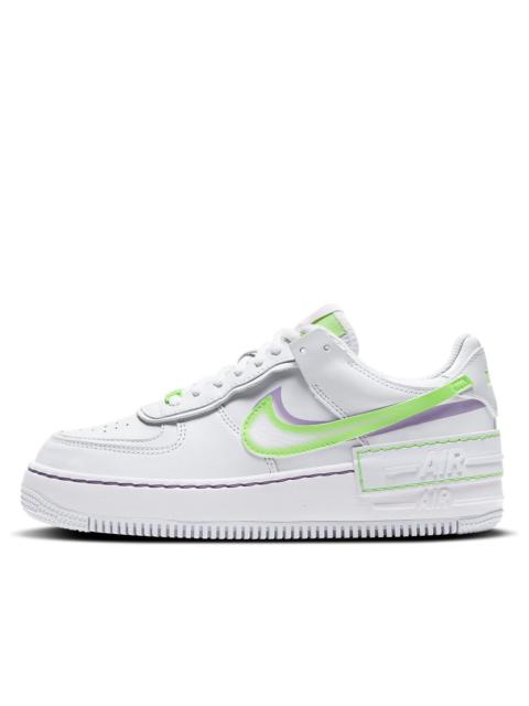 Nike (WMNS) Nike Air Force 1 Shadow 'White Electric Green' DD9684-100