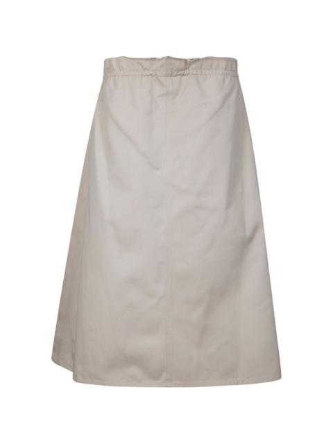 MM6 Maison Margiela long gathered skirt